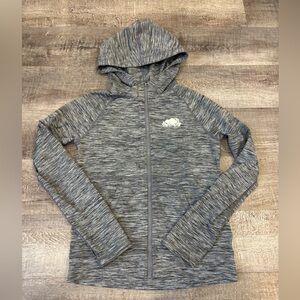 Roots Kids Black and Gray Striped Hoodie